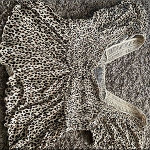 Cheetah crop top